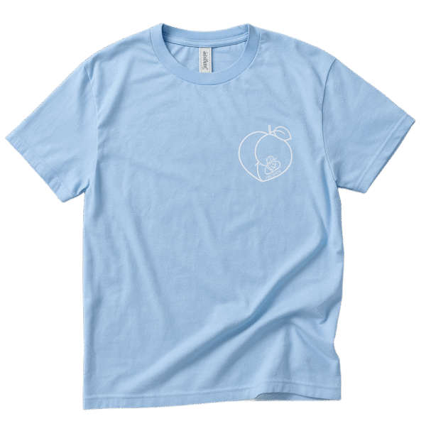 Peachy Vibes Tee – Ocean Breeze